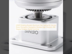 LIDAR Roterende beugel Aluminium gietgiet voor service Robot Perception Navigation Module Hoge precisie 360 graden rotatie Stabiel scannen