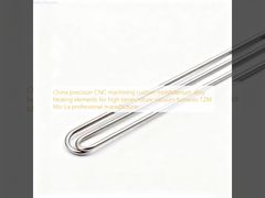 China precisie CNC-bewerking op maat gemaakte molybdeenlegering verwarmingselementen voor vacuümovens op hoge temperatuur TZM Mo-La professionele fabrikant